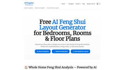 AI Feng Shui Generator - AI tool for productivity