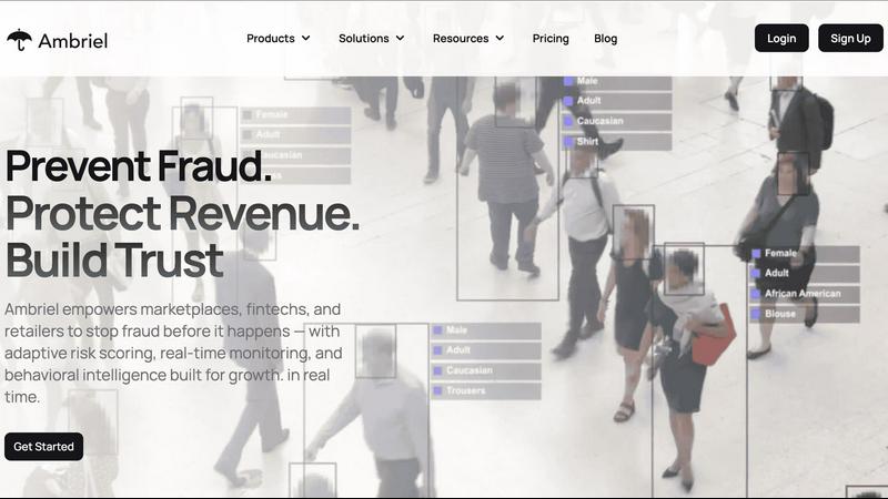 Ambriel application interface and features