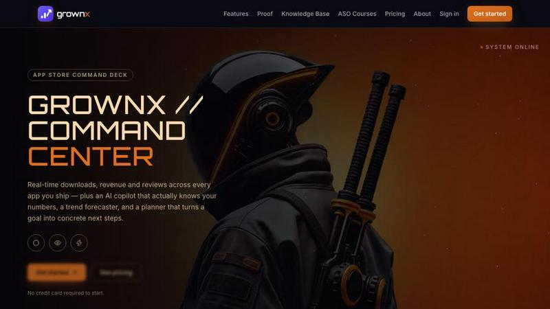 GROWNX screenshot