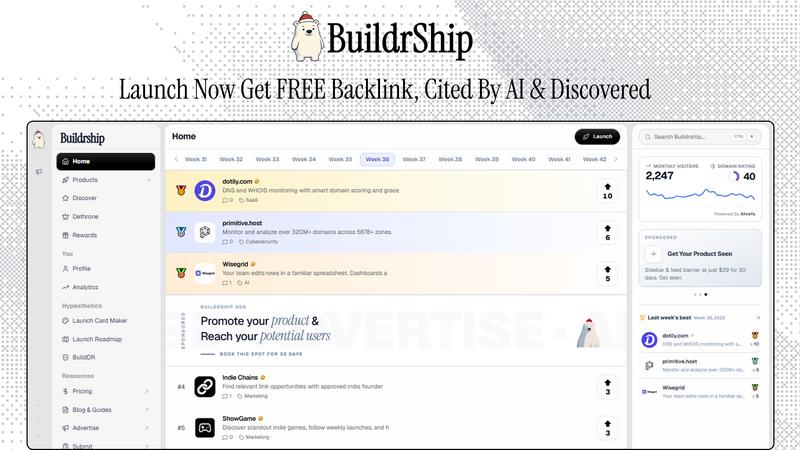 Buildrship screenshot