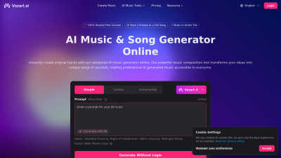 Vozart AI - AI tool for productivity