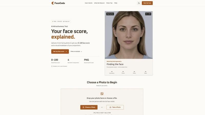 FaceCoda screenshot