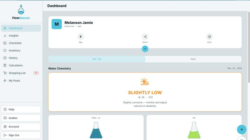 FlowBeacon screenshot