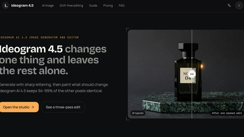 Ideogram 4.5 screenshot