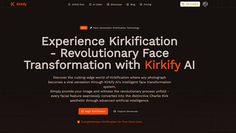 Kirkify screenshot