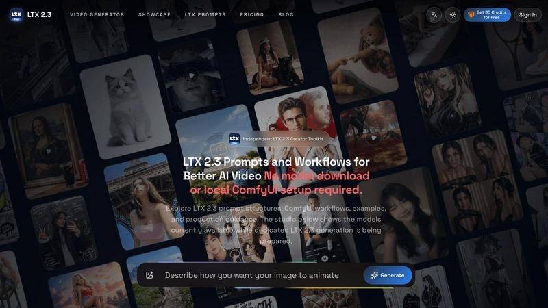 LTX 2.3 Free screenshot