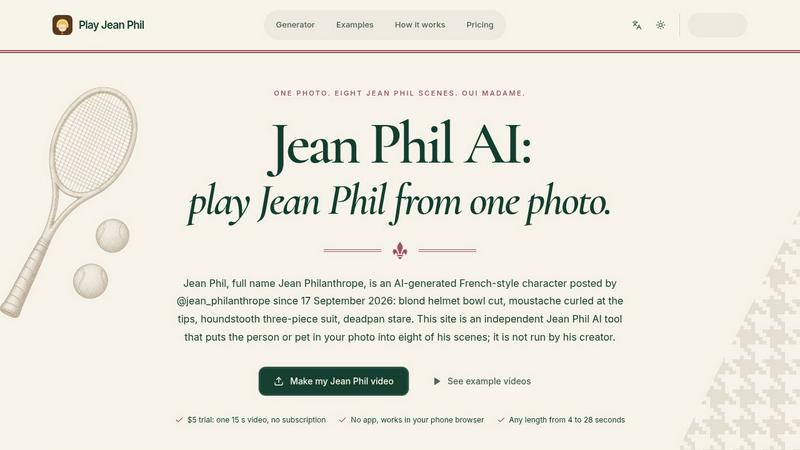 Play Jean Phil screenshot