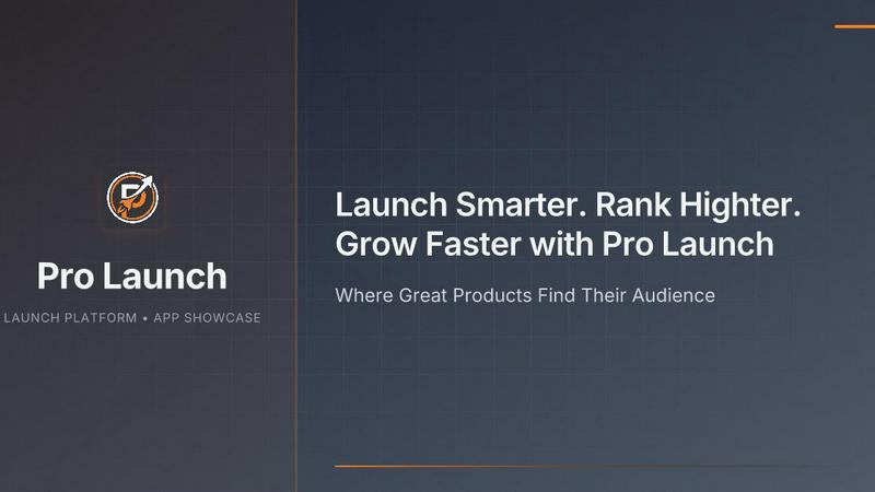 Pro Launch screenshot
