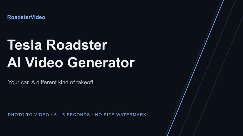 RoadsterVideo screenshot