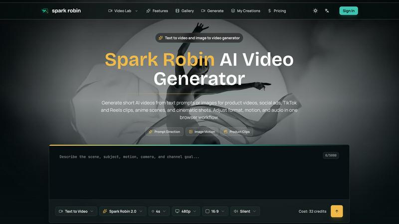 Spark Robin screenshot