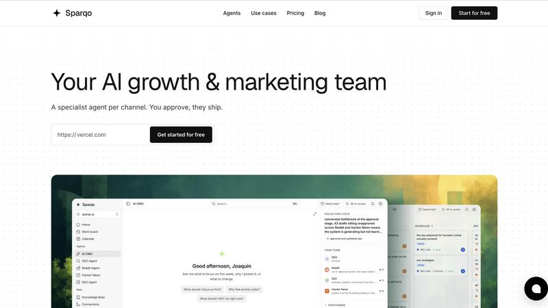 Sparqo AI screenshot