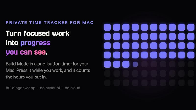 Build Mode for Mac screenshot