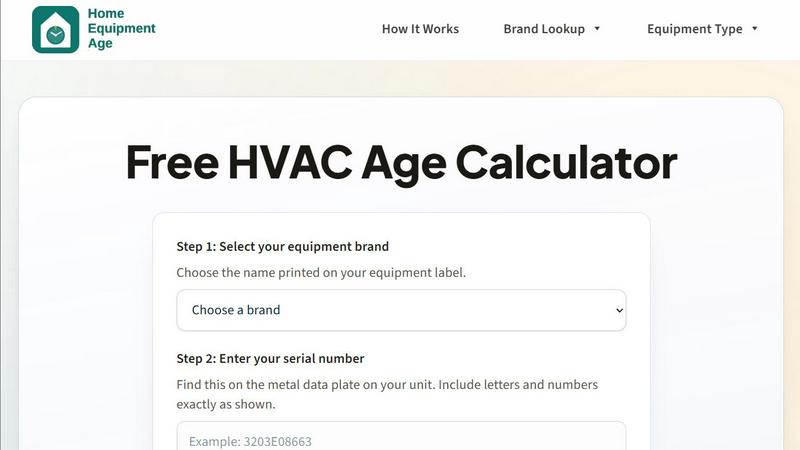 HomeEquipmentAge screenshot