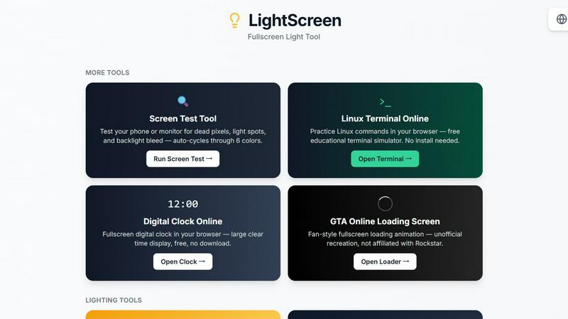 LightScreen screenshot