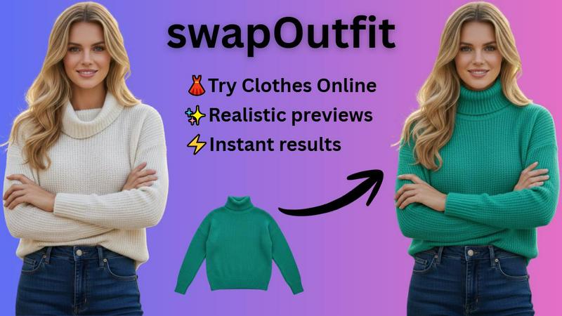 swapOutfit application interface and features